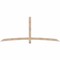 Ekena Millwork Bellingham Smooth Timber Gable Bracket, Douglas Fir, 96"W x 40"H x 3 1/2"D x 3 1/2"F, 10/12 Pitch GBW096X40X0404BEL00SDF - alternate 1